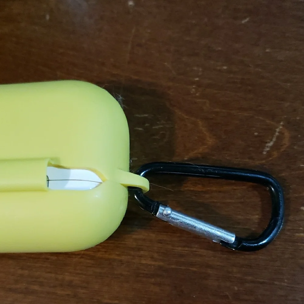 Apple AirPods Pro Gen 1 Wireless Earbuds with Yellow Case